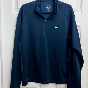 Nike Men's Deep Blue Performance Quarter-Zip
